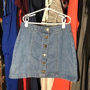 Jean Mini Skirt